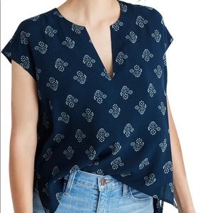 Madewell Skylight Side Tie Blouse